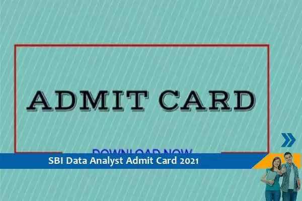 SBI Admit Card 2021 – डेटा विश्लेषक ऑनलाइन परीक्षा 2021 के प्रवेश पत्र के लिए यहां क्लिक करें