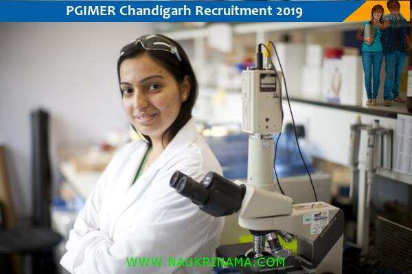 PGIMER Chandigarh में वैज्ञानिक के पद पर भर्ती, 55000/- मिलेगा वेतन