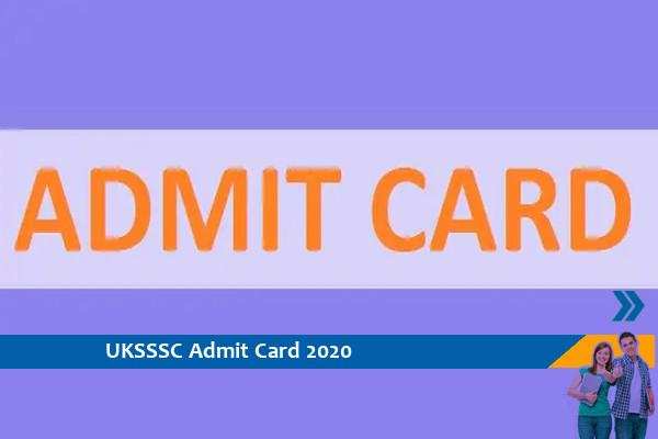 UKSSSC Admit Card 2020 – सहायक कृषि अधिकारी परीक्षा 2020 के प्रवेश पत्र के लिए यहां क्लिक करें