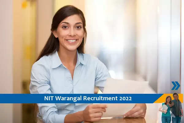 जूनियर रिसर्च फेलो के रिक्त पद पर NIT Warangal में निकली भर्ती