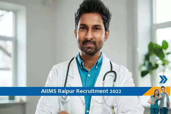 AIIMS Raipur Senior Resident Recruitment 2022 :Here is a good news for all applicants for AIIMS RaipurJobs 2022 via this page.