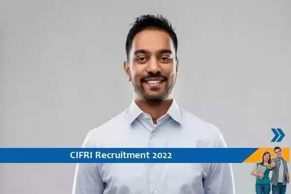 CIFRI Recruitment 2022 - Get Apply Form For Extension trainer Job Vacancies @ cifri.res.in Apply For Latest Jobs