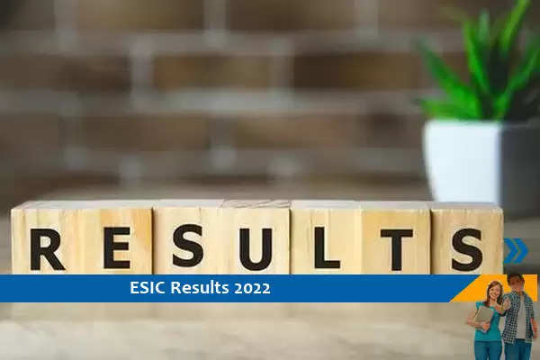 ESIC Faridabad Results 2022- सहायक प्रोफेसर  परीक्षा 2022 का परिणाम जारी, परिणाम के लिए यहां क्लिक करें
