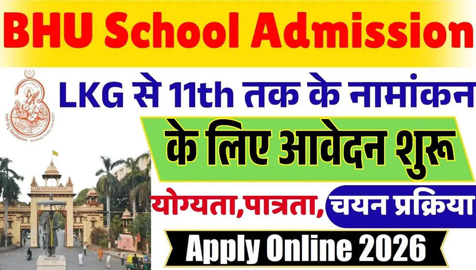 BHU CHS SET 2026: ऑनलाइन आवेदन प्रक्रिया और महत्वपूर्ण जानकारी