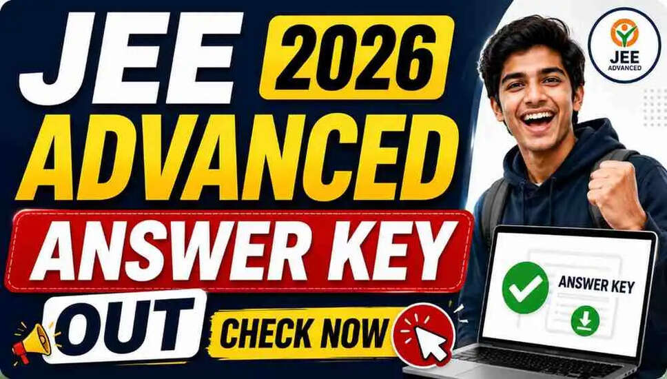 JEE Advanced 2026 Answer Key Released: Objection Period Open Until May 26