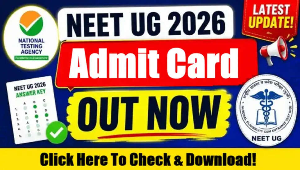 NTA NEET UG 2026 Re-Exam Admit Card Released