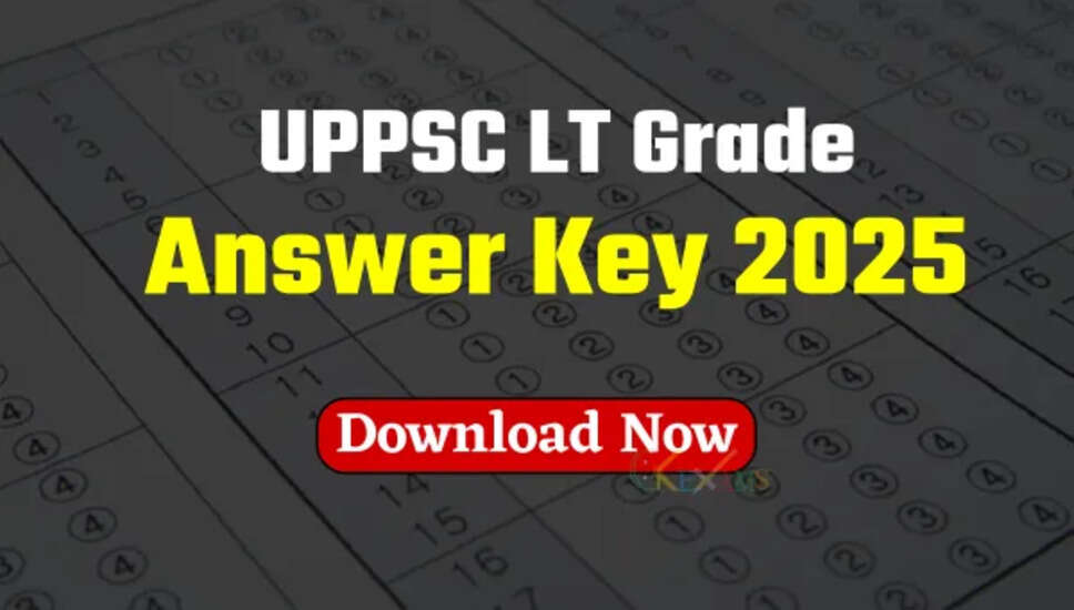 UPPSC LT ग्रेड सहायक शिक्षक उत्तर कुंजी 2026 जारी
