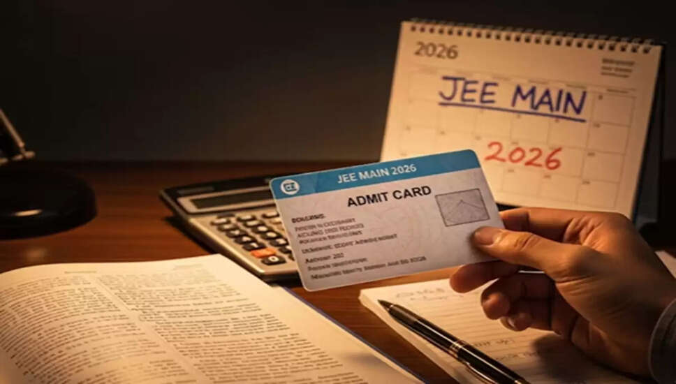 JEE Main 2026: Admit Cards Released for Session 1