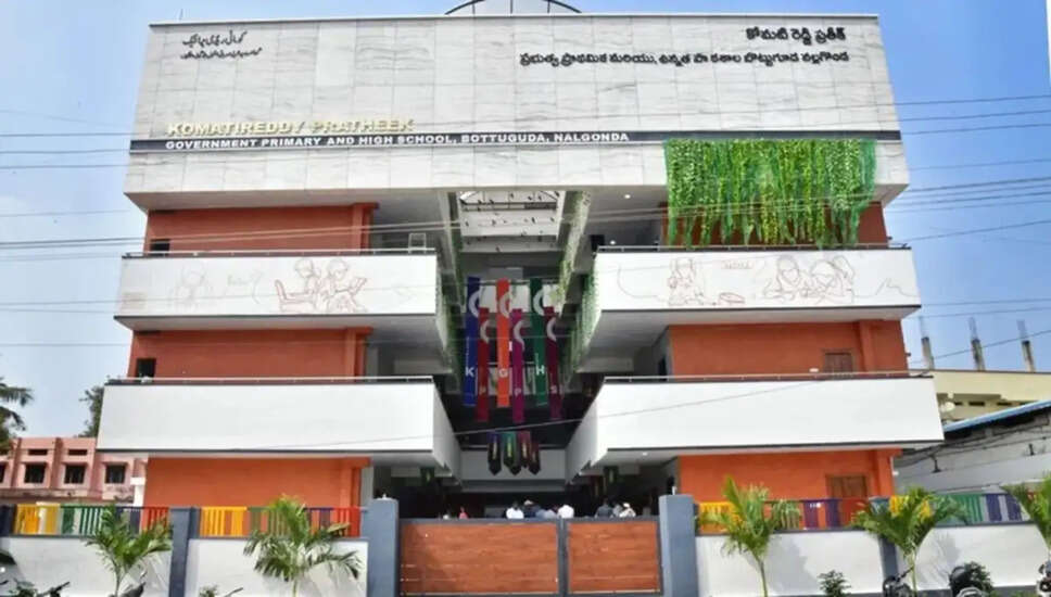 Telangana Government School Transformed into a Model Institution