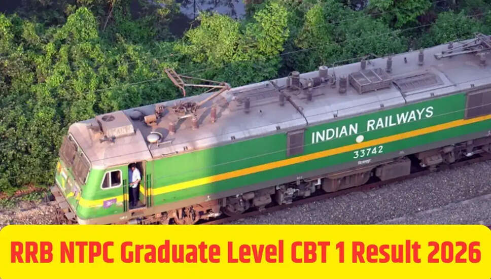 RRB NTPC Graduate Level CBT 1 परीक्षा के परिणाम जारी