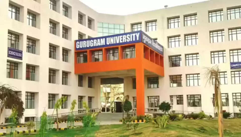 Gurugram University में विभिन्न पदों के लिए भर्ती 2025