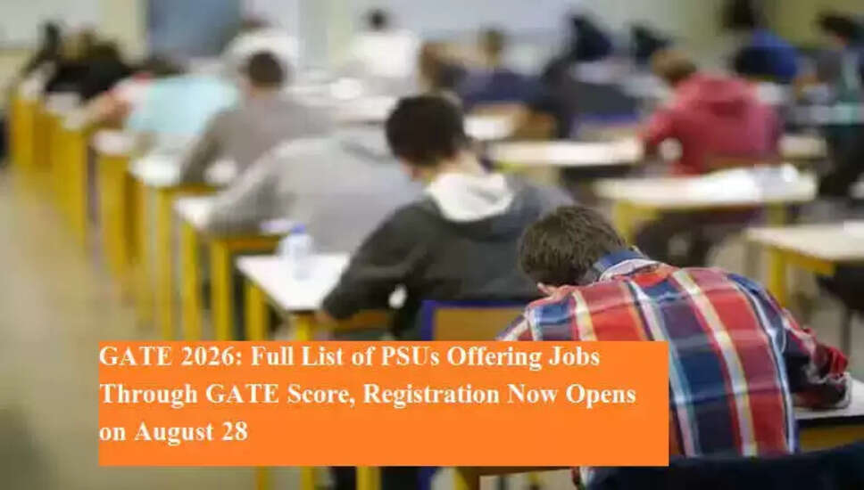 GATE 2026: महत्वपूर्ण जानकारी और सरकारी नौकरी के अवसर