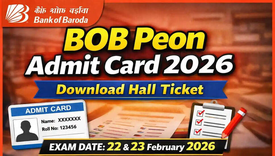 Bank of Baroda Office Assistant Pre Admit Card 2026 Released