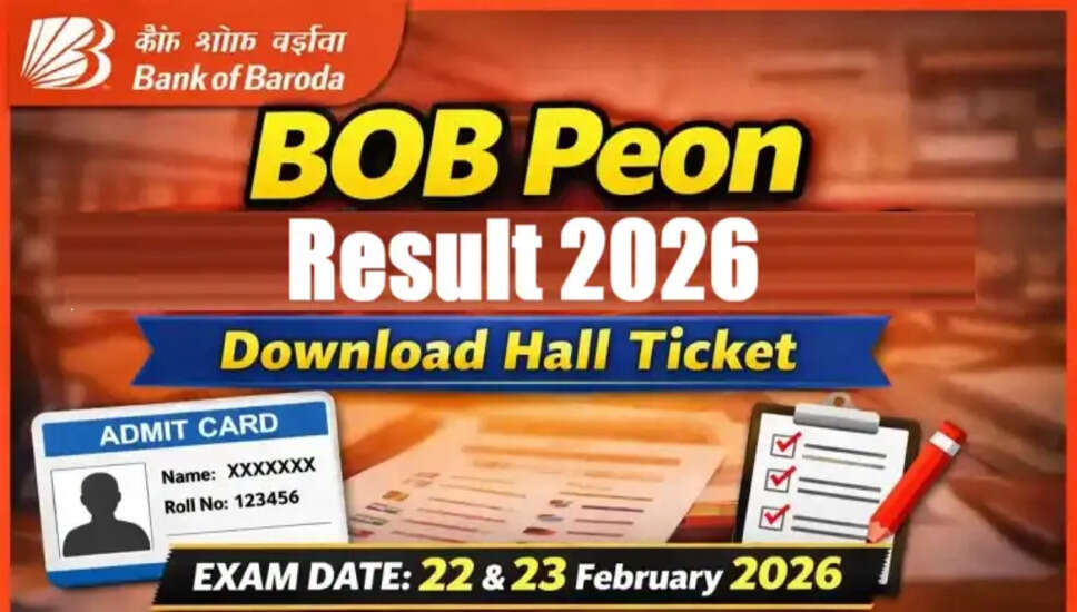 Bank of Baroda Office Assistant Pre Result 2026 Announced