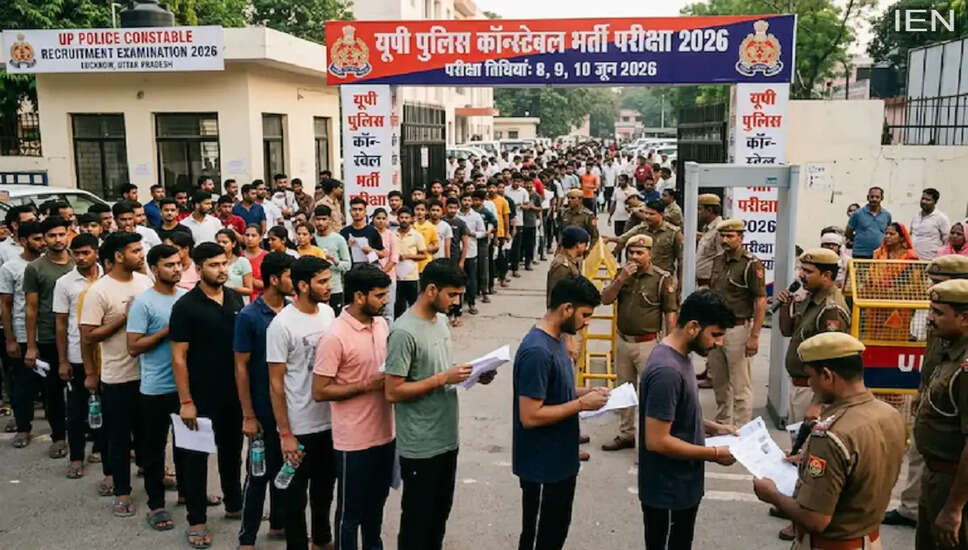 UP पुलिस कांस्टेबल भर्ती परीक्षा की तैयारी में कड़े सुरक्षा उपाय