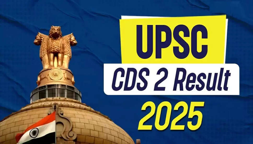 UPSC CDS II 2026 का संशोधित अंतिम परिणाम जारी