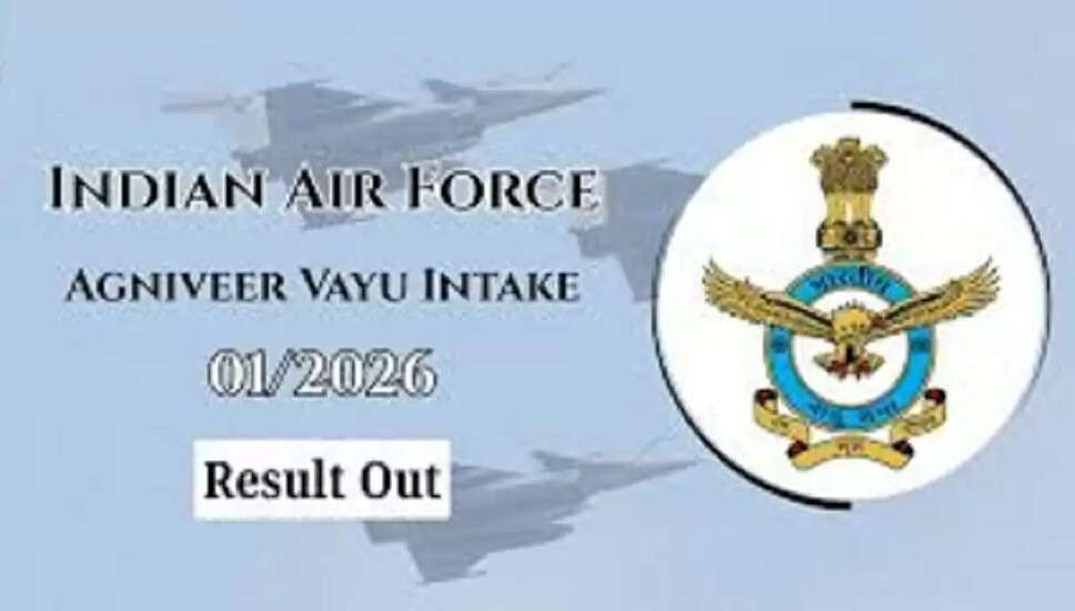 Indian Air Force Agniveer Vayu Intake 02/2026 का परिणाम जारी
