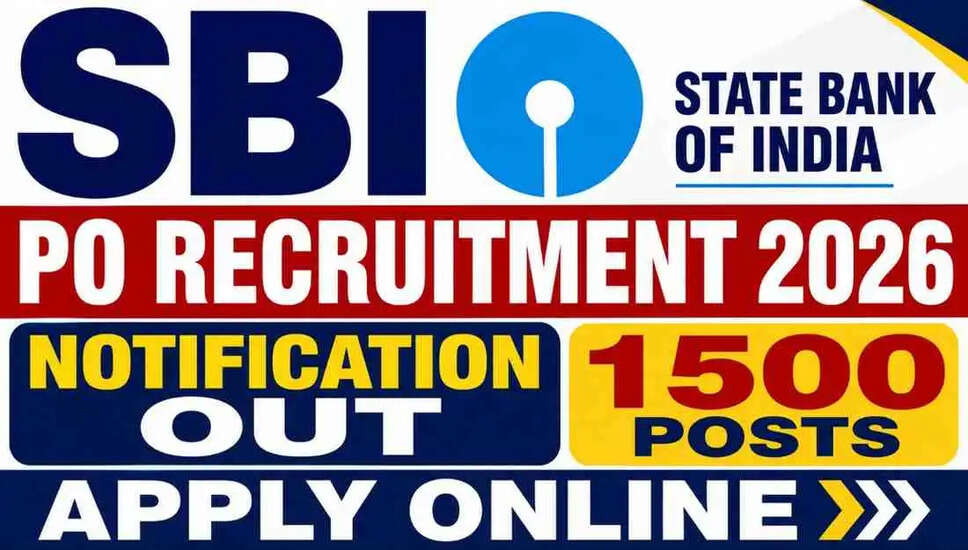 SBI में 1500 प्रोबेशनरी ऑफिसर पदों के लिए ऑनलाइन आवेदन करें