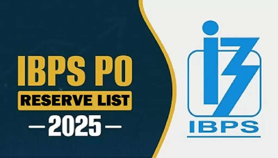 IBPS CRP PO/MT 14वीं रिजर्व सूची 2025 जारी