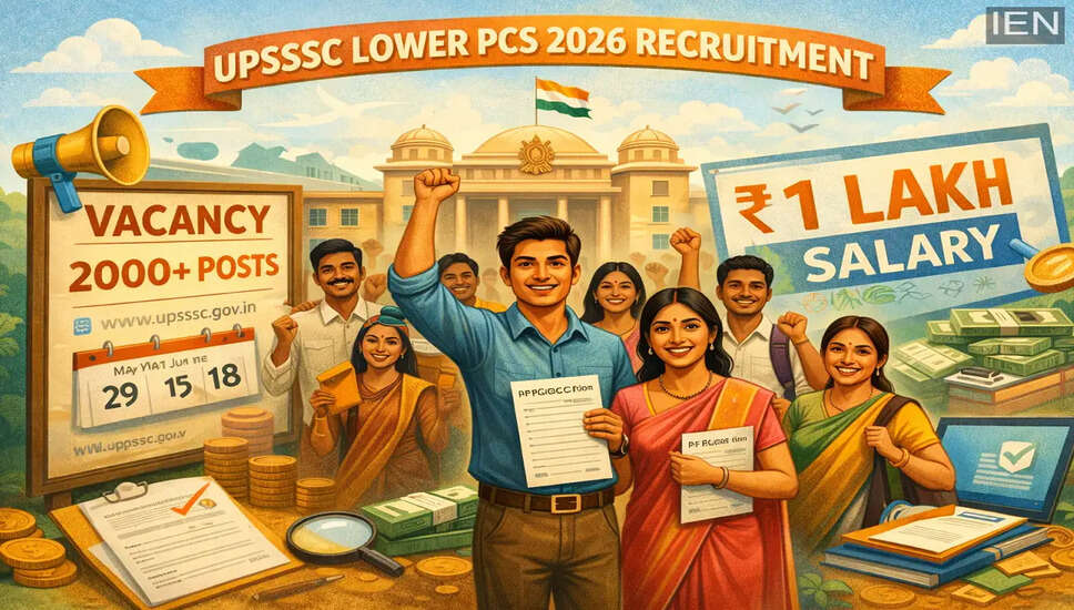 Uttar Pradesh Lower PCS 2026 Exam: Over 2,200 Government Job Openings