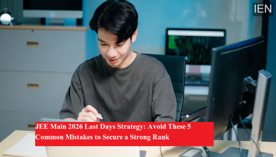JEE Main 2026: अंतिम समय में तैयारी के लिए 5 महत्वपूर्ण सुझाव