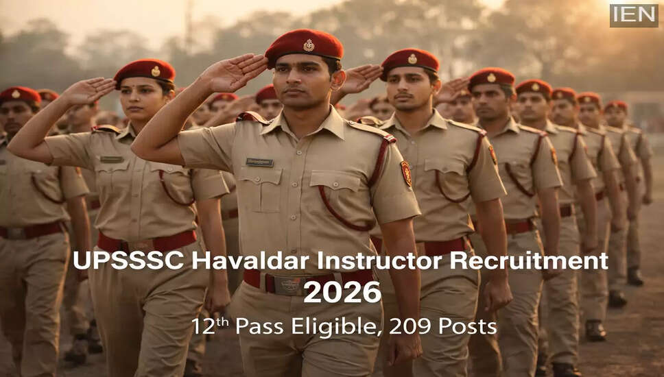 Uttar Pradesh Havaldar Instructor Recruitment 2026: Apply Now for 209 Vacancies