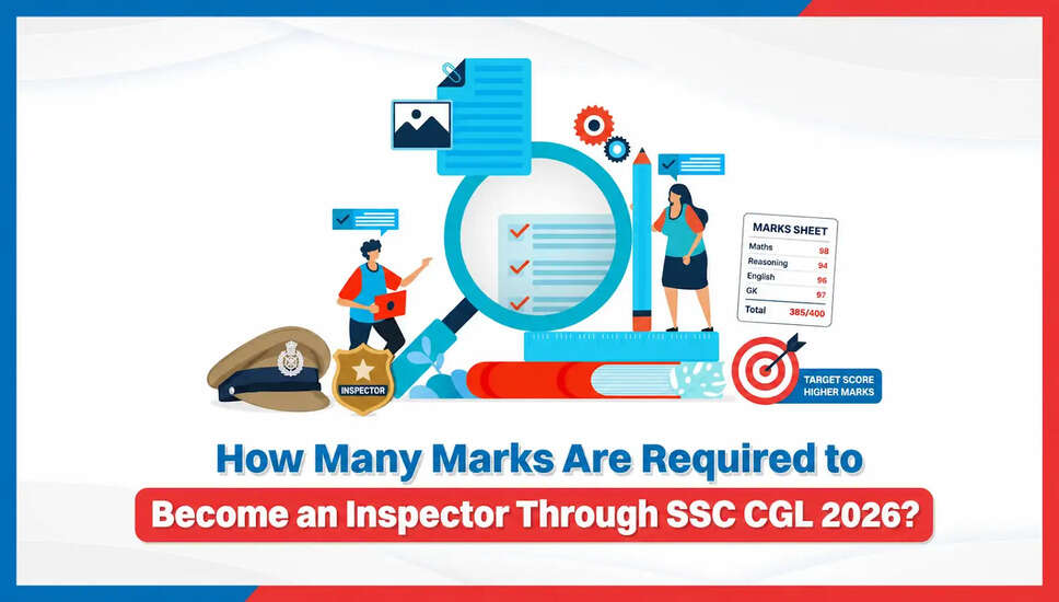 SSC CGL 2026: Inspector पद के लिए आवश्यक अंक और चयन प्रक्रिया