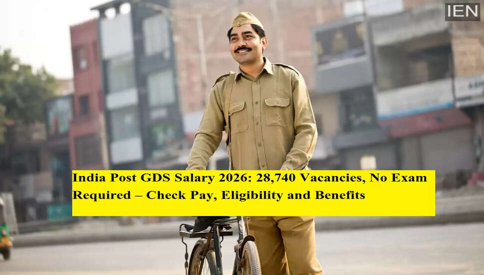 India Post GDS Recruitment 2026: 28,740 Vacancies for 10th Pass Candidates