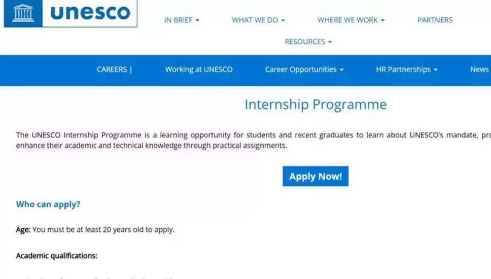 UNESCO Internship Program 2025: Apply Now for a Unique Opportunity