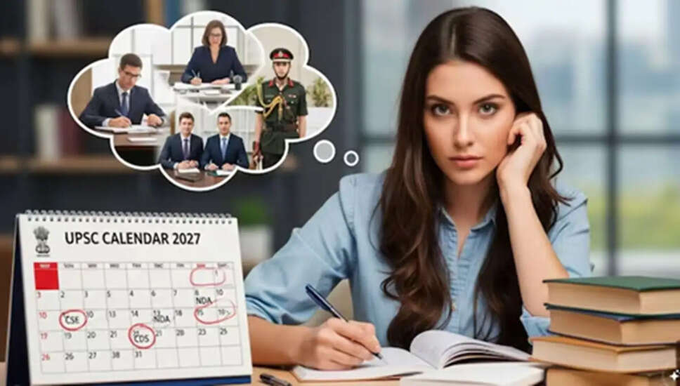 UPSC 2027 परीक्षा कैलेंडर: महत्वपूर्ण तिथियों की घोषणा