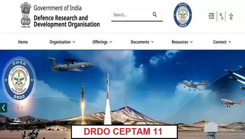 DRDO CEPTAM 11 भर्ती के लिए आवेदन प्रक्रिया शुरू, जानें सभी विवरण