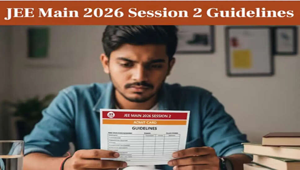 JEE Main 2026: महत्वपूर्ण दिशानिर्देश और परीक्षा की तैयारी
