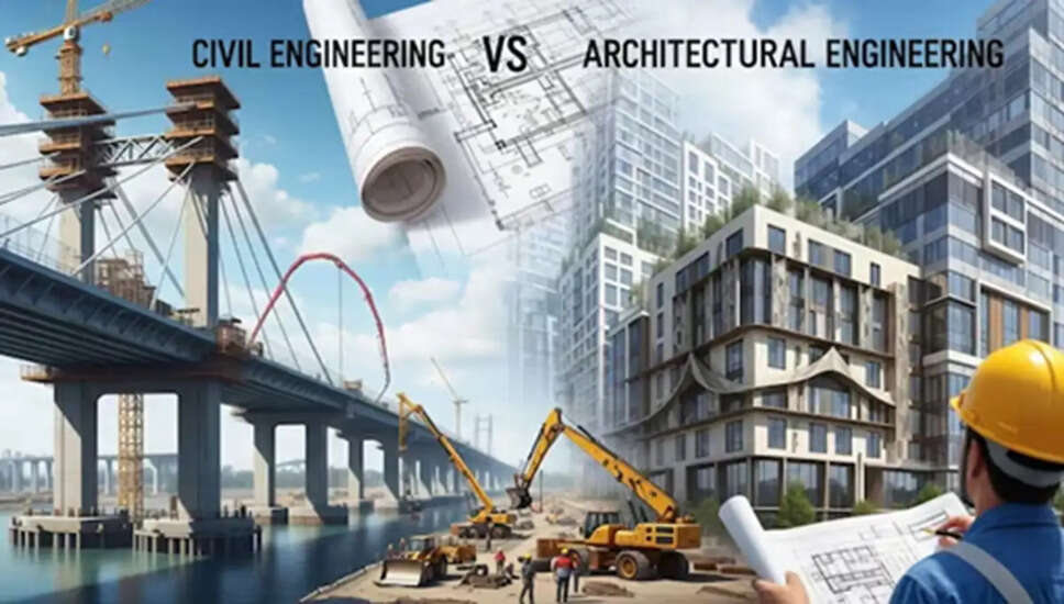 Civil Engineering और Architectural Engineering में अंतर: कौन सा विकल्प चुनें?