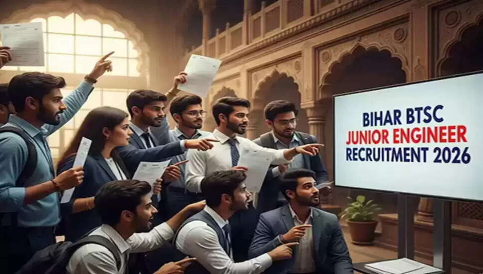 बिहार में जूनियर इंजीनियर भर्ती 2026: 2809 पदों के लिए आवेदन करें