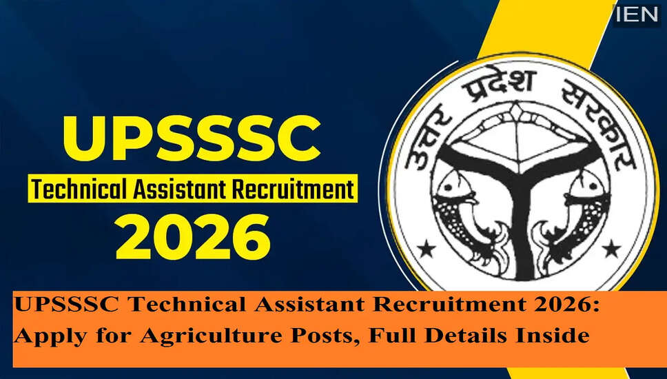 UPSSSC Technical Assistant Recruitment 2026: Eligibility, Dates, and Application Process