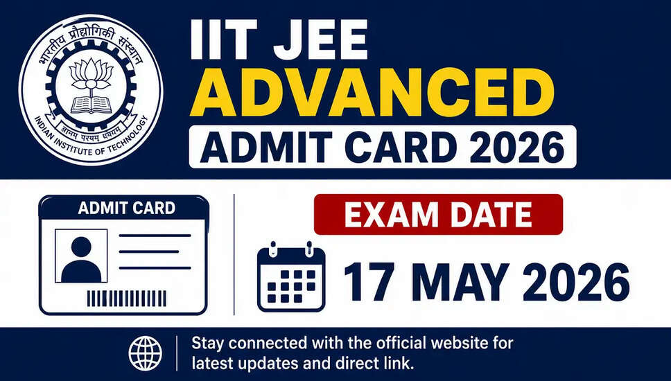 IIT JEE Advanced 2026: Admit Card Released and Key Dates Announced