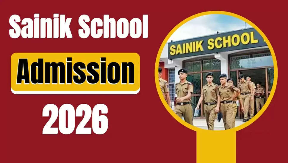 NTA AISSEE Sainik School Admission Online Form 2026: Complete Details