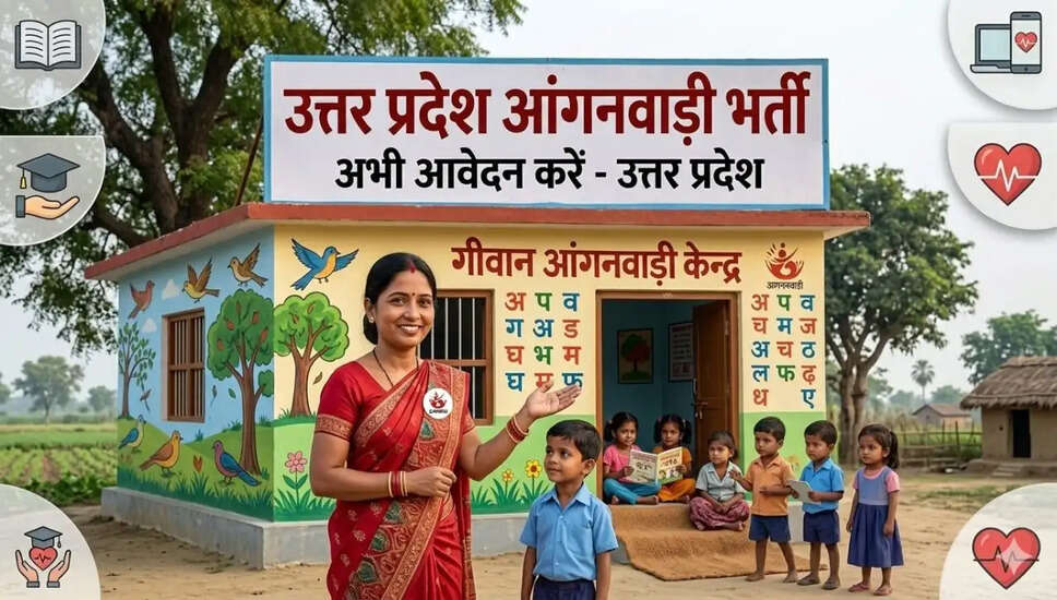 UP Anganwadi भर्ती 2026: आवेदन प्रक्रिया और महत्वपूर्ण जानकारी