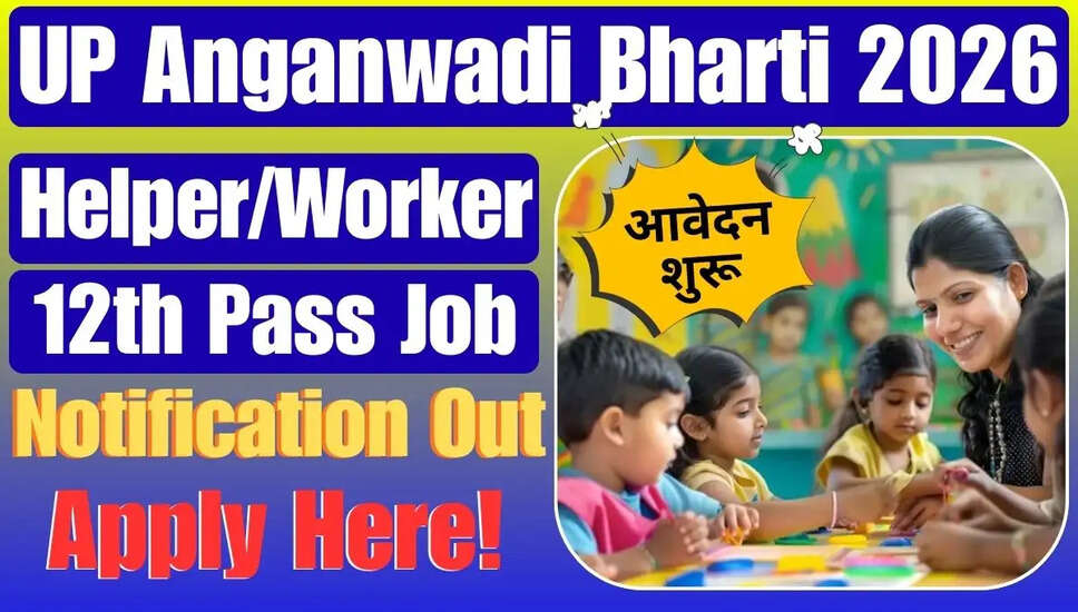 UP Anganwadi भर्ती 2026: आवेदन प्रक्रिया और महत्वपूर्ण जानकारी