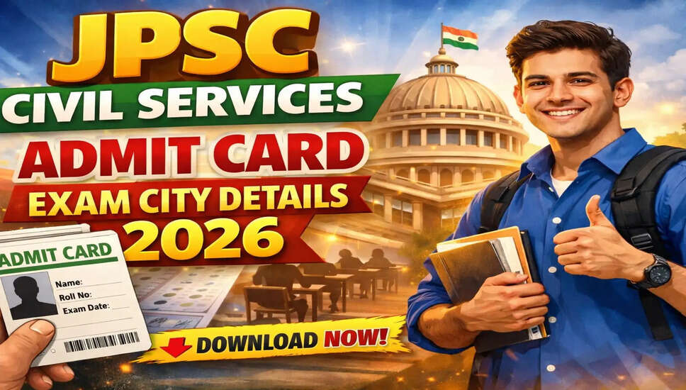 JPSC सिविल सेवा प्री एडमिट कार्ड 2026 जारी