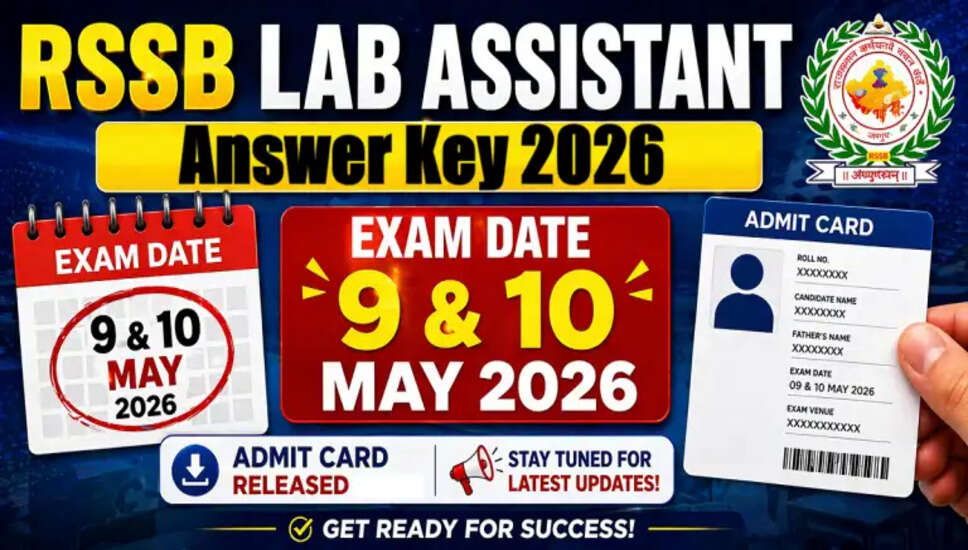 RSSB लैब सहायक उत्तर कुंजी 2026 जारी