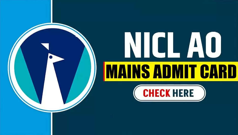NICL AO Scale-I Mains Admit Card 2025 Released