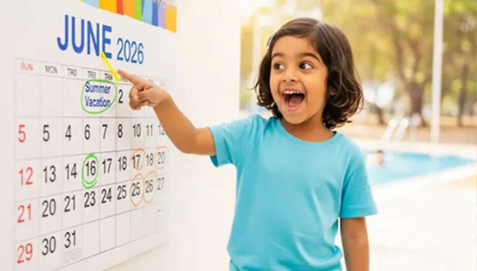 जून 2026 में स्कूल की छुट्टियों का कार्यक्रम: जानें अपने राज्य की छुट्टियों की तारीखें