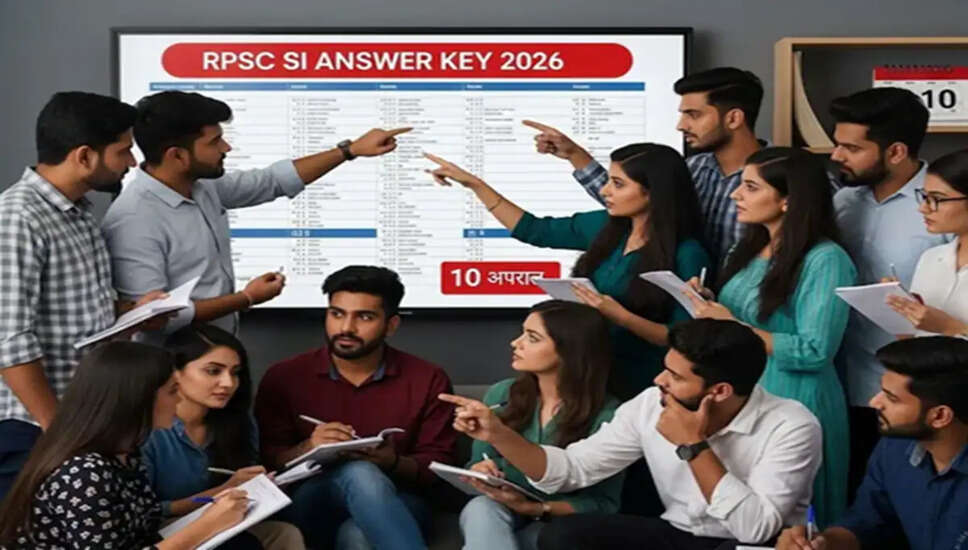आरपीएससी एसआई उत्तर कुंजी 2026: डाउनलोड करने की प्रक्रिया और महत्वपूर्ण जानकारी