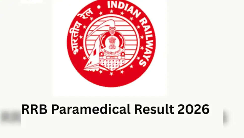 RRB Paramedical Result 2026: Check Your Scores Now