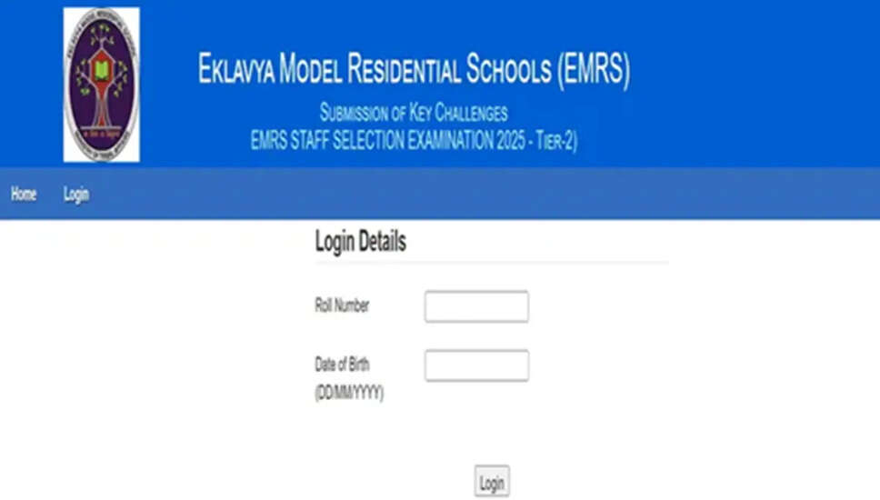 EMRS Tier-2 परीक्षा के लिए उत्तर कुंजी जारी, जानें डाउनलोड कैसे करें