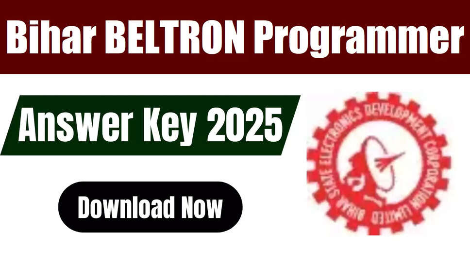 BELTRON प्रोग्रामर उत्तर कुंजी 2025 जारी
