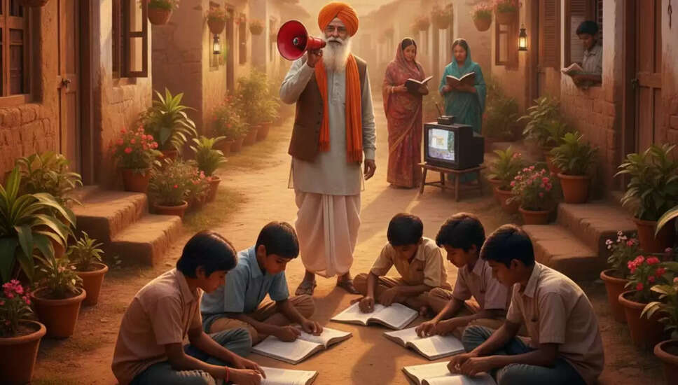 हलगा गांव में पढ़ाई के लिए अनोखी पहल: डिजिटल ब्रेक से बढ़ी एकाग्रता