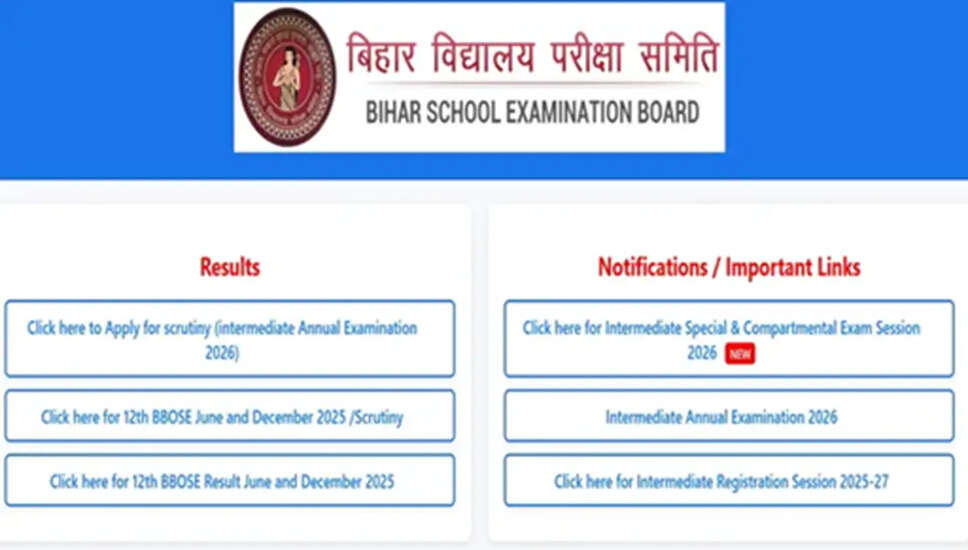 Bihar Board Class 12 Results: Scrutiny and Compartment Exam Details Released