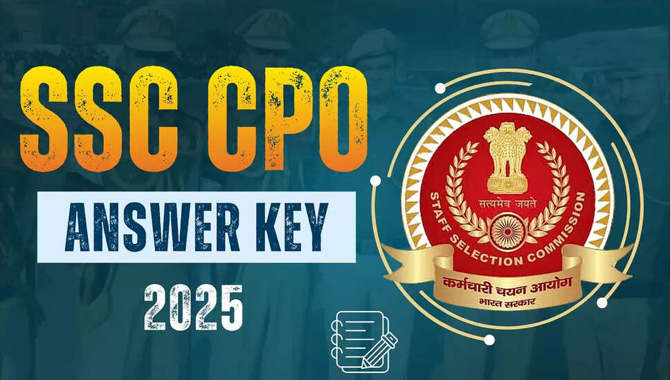 SSC CPO SI Paper-I उत्तर कुंजी 2025 जारी